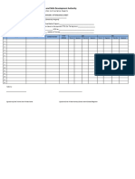 Technical Education and Skills Development Authority: Trainees'/Learners' Attendance Sheet