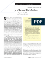 Prevention of Surgical Site Infections: Surgical Patient Care Series