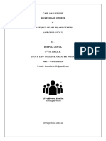 597 - Judgment Analysis of Mukesh and Others Vs State For (NCT of Delhi) and Others (2017) 6 SCC 1 by Deepali Aswal