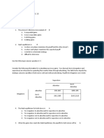 MECO211 CHAPTER 15 & 16: Multiple Choice Questions