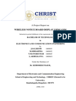 A Project Report On Wireless Notice Board Display Using GSM