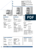 Specifications Specifications Specifications: ADAM-4018+ ADAM-4019+