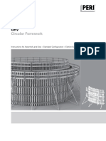 GRV Circular Formwork Instructions For Assembly and Use