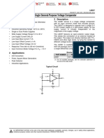 LM397 Single General-Purpose Voltage Comparator: 1 Features 3 Description