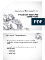 Analysis of Joints and Connections