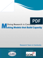 Doing Research in Cambodia - Making Models That Build Capacity