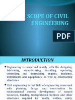 Scope of Civil Engineering