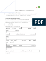 TKT Unit 4 Section 6: Using Resources - Supplementary Tasks and Materials