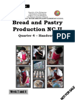 Bread and Pastry Production NC II: Quarter 4 - Handout 4