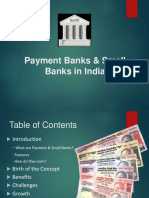 Payment and Small Banks