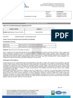 Molecular Diagnostics: Assay Name Result Sars Cov-2 (Real Time RT-PCR)