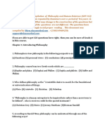 If You Are Able To Get 120 Questions Here Right, Then You Can Be Sure of Grade A in This Course. Chapter 1: Introducing Philosophy