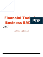 Financial Tools For Business BM7105: Johnson Matthey PLC