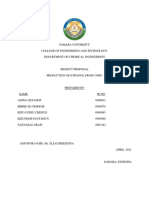 Production - of - Ethanol - From - Corn - 5th - Year Chemical Department