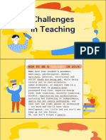 Challenges in Teaching