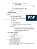 Interpretation of Statutes & Principles of Legislation: Marks: 100 (80+20) Detailed Syllabus Marks