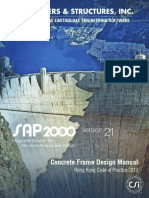 Concrete Frame Design Manual: Hong Kong Code of Practice 2013