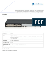 JG924A Datasheet: Quick Spec