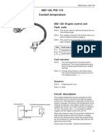 MID 128, PID 110 Coolant Temperature: MID 128: Engine Control Unit Fault Code