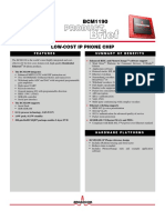 Low-Cost Ip Phone Chip: Features Summary of Benefits