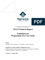 WG4 Technical Report Guidelines For Preparation of A Case Study