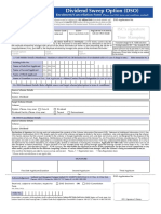 Dividend Sweep Option (DSO) : ISC's Signature & Time Stamping