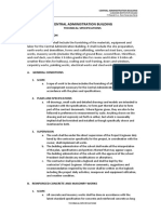 Central Administration Building: Technical Specifications General Discription