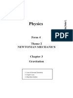 Physics: Form 4 Theme 2 Newtonian Mechanics