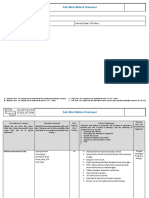 Safe Work Method Statement