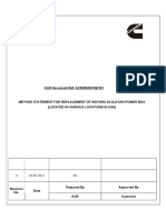 Method Statement For Replacement of Motors - Olayan Power Box