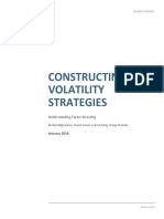 Constructing Low Volatility Strategies: Understanding Factor Investing