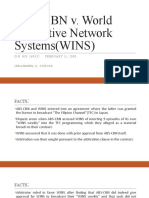 ABS-CBN v. World Interactive Network Systems (WINS) : G .R. NO - 169332 FEBRU A RY 11, 2008