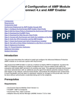 Installation and Configuration of Amp Module Through Anyconnect 4.X and Amp Enabler