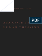 Tomasello, Michael - A Natural History of Human Thinking (2014, Harvard University Press)