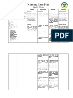 Nursing Care Plan: Lipa City Colleges