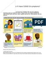 What Should I Do If I Have COVID-19 Symptoms?