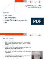 Styrene Butadiene Latex: Discussions