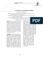 Analysis and Design of Pedestrian Bridge