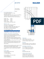 Submersible Sludge Pump XJS 50: Specification