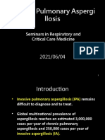 Invasive Pulmonary Aspergi Llosis: Seminars in Respiratory and Critical Care Medicine