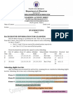 Ip Subnetting: Learning Activity Sheet