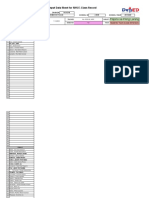 Filipino Sa Piling Larang: Input Data Sheet For SHS E-Class Record