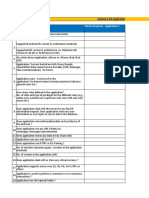 Scoping Sheet For Mobile App Security Audit