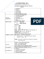 St. Francis School - Icse Koramangala, Bengaluru-34. First Assessment Portions Sep./Oct. 2021-22 STD Vii