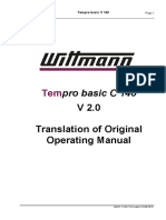 V 2.0 Translation of Original Operating Manual: Pro Basic C 140