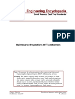 EEX20207 Maintenance Inspection of Transformer