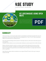 Greenhouse Monitoring and Control Using Open Mote