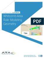 Whitcomb Area Rule: Modeling Geometry: Tutorial