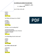 CLASS IV EVS MCQ 13. A River's Tale