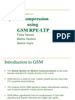 Speech Compression Using GSM